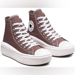 ASOS exclusive converse platform brown